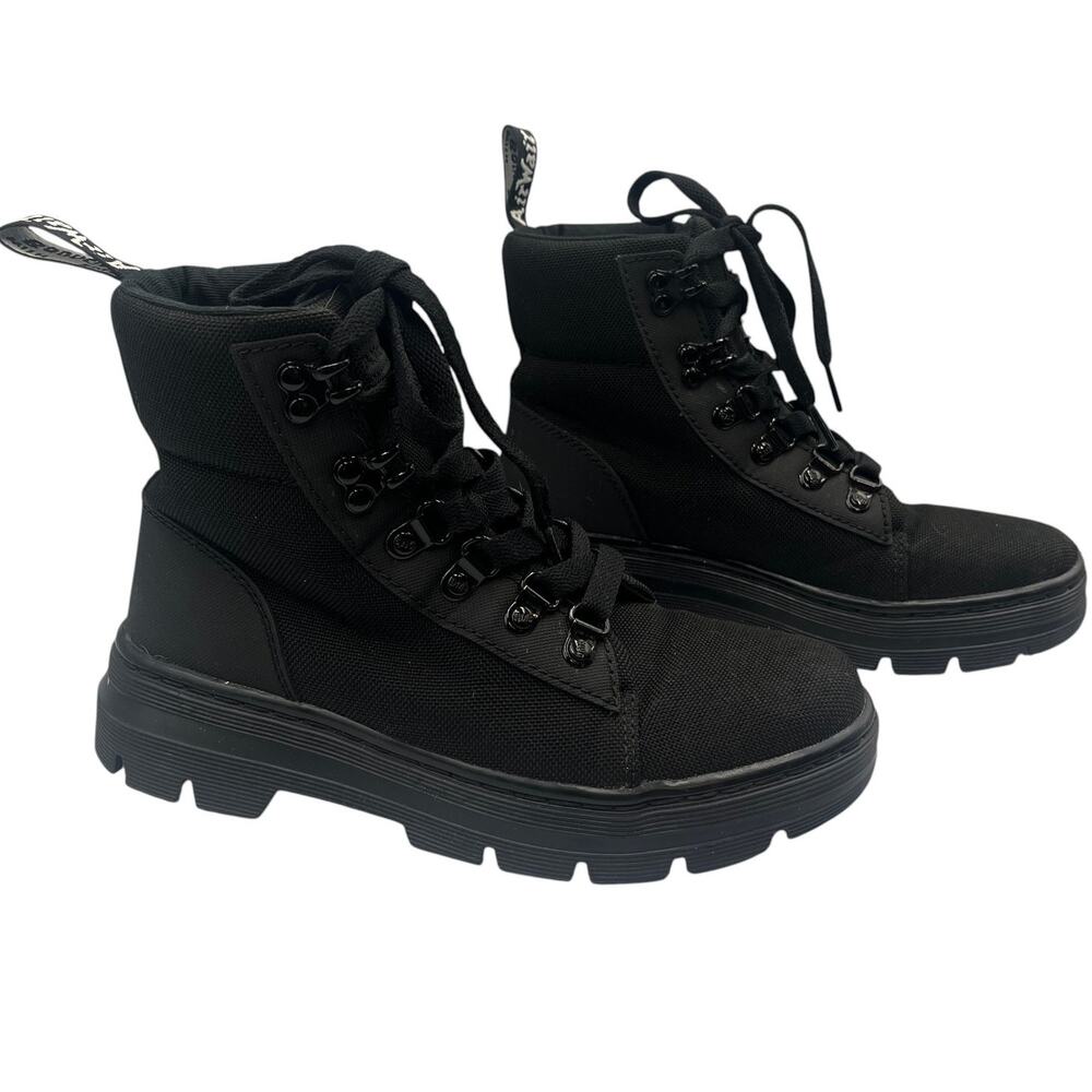 Dr. Martens Combat Boots Combs Ajax Extra Tough Poly Black Women's Size 6